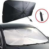 Foldable Car Windshield Sunshade Umbrella | Heat Shield & UV Protection for Front Windshield