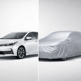 Toyota Corolla (2006–2023) Silver Parachute Car Top Cover | Waterproof & Heat Resistant Full Body Protection