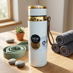 Matte Stainless Steel Water Bottle | Leak Proof | Hot & Cold