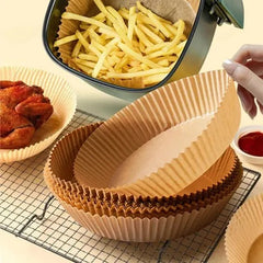 Pack Of 50 Disposable Air Fryer Liners | Butter Paper Plates