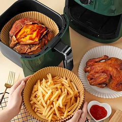 Pack Of 50 Disposable Air Fryer Liners | Butter Paper Plates