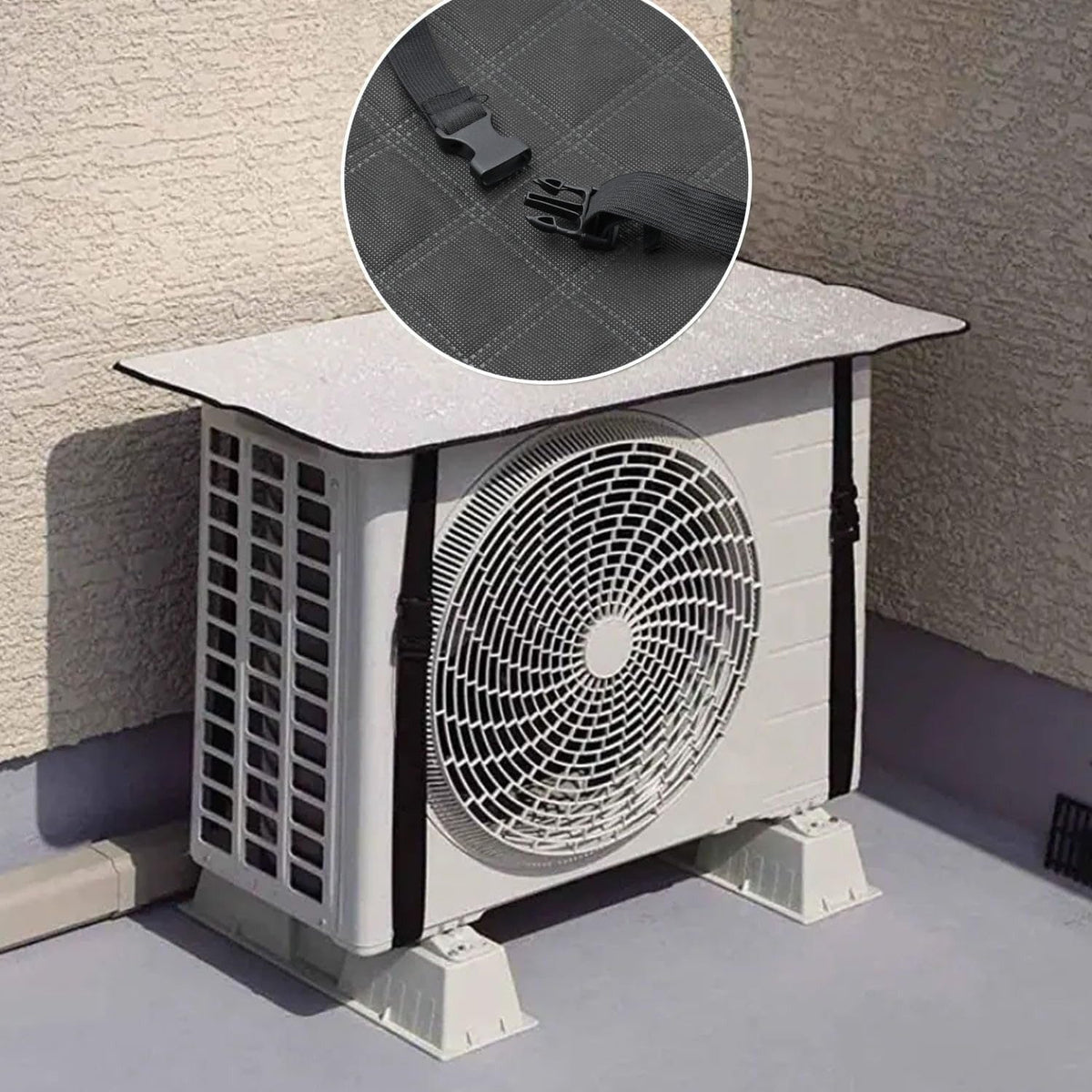 AC Outdoor Unit Protection Cover | Waterproof, Dustproof & UV Resistant Cover for Home & Office