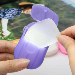 20Pcs Portable Disposable Soap Paper Sheets | Travel Hand Washing Soap for Camping & Hiking