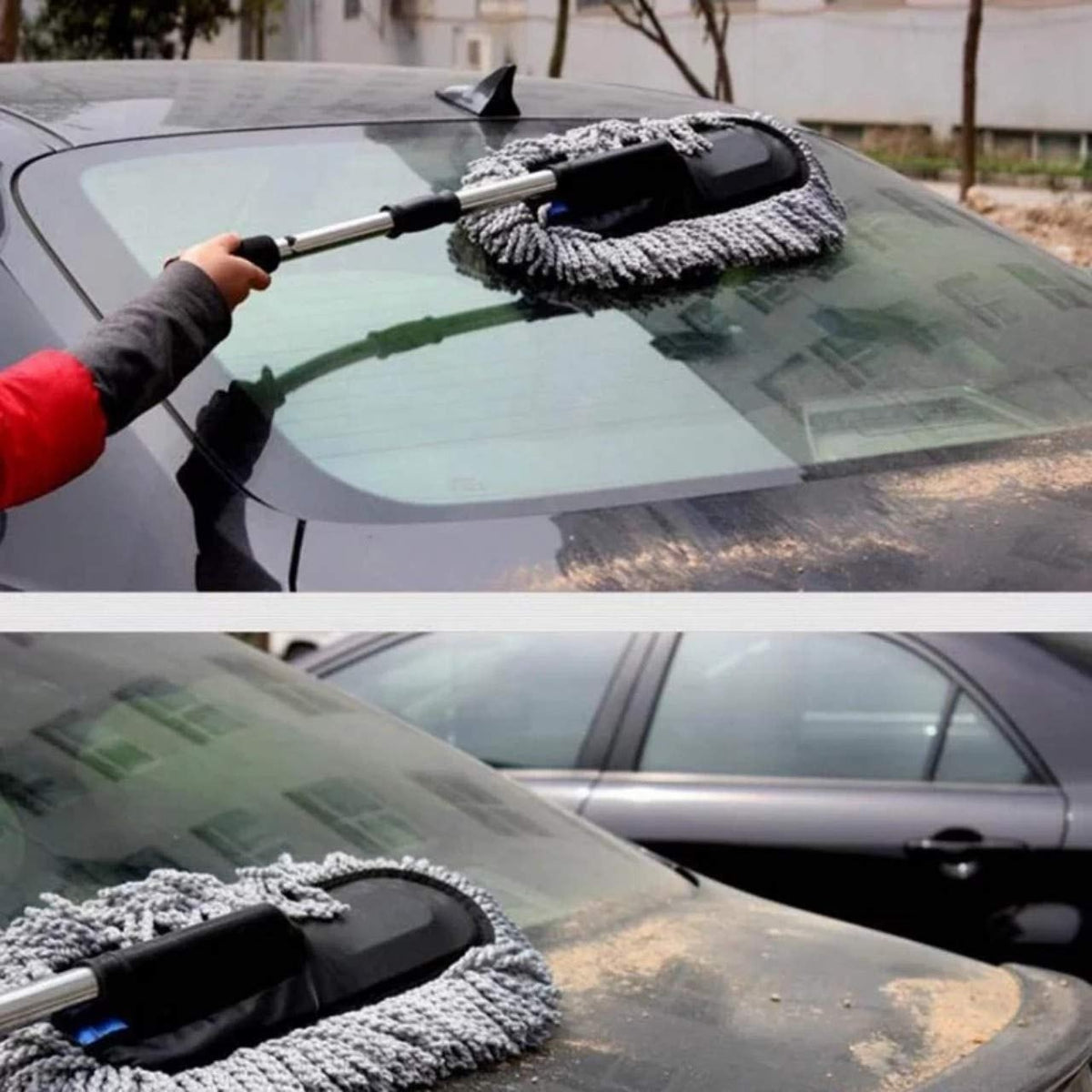Extendable Car Duster Cleaning Mop | Scratch-Free Microfiber Tool for Vehicle Interior & Exterior