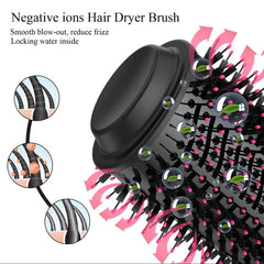 4-in-1 One Step Hot Air Brush | Hair Dryer, Straightener, Curler & Volumizer