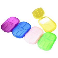 20Pcs Portable Disposable Soap Paper Sheets | Travel Hand Washing Soap for Camping & Hiking