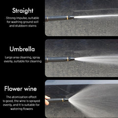 High-Pressure Hose Nozzle Spray Gun | Heavy Duty Water Stop Switch Jet Nozzle